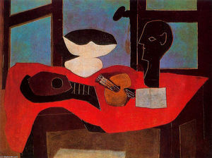 Pablo Picasso - Still life with bust and palette