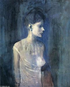Pablo Picasso - Portrait of seniora Soler (Girl in a chemise)