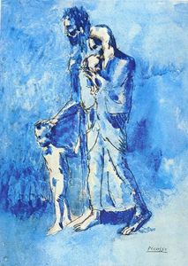 Pablo Picasso - The family of blind man