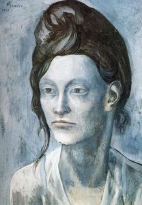 Pablo Picasso - Woman with her ..hair in a small bun