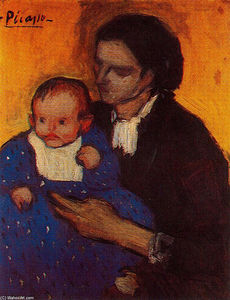 Pablo Picasso - Woman with child