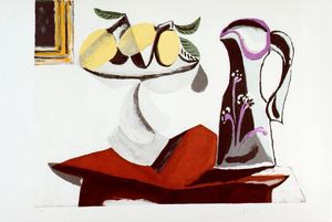 Pablo Picasso - Still life with lemon and jug