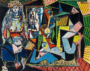  Artwork Replica Women of Algiers (Version O), 1955 by Pablo Picasso (Inspired By) (1881-1973, Spain) | WahooArt.com