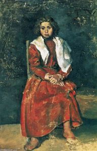 Pablo Picasso - The barefoot girl