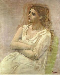 Pablo Picasso - Seated woman with her arms folded (Sarah Murphy)