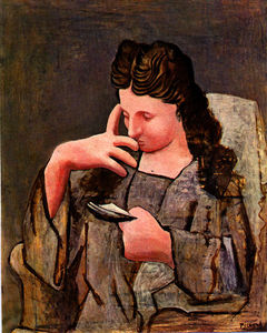 Pablo Picasso - Seated woman (Olga)