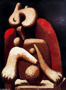 Pablo Picasso - Woman in red armchair