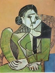 Pablo Picasso - Woman sitting in an armchair (9)