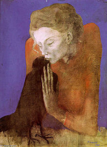 Pablo Picasso - Woman with raven