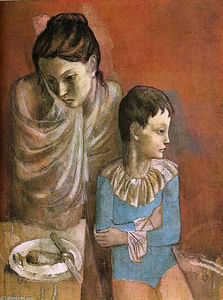 Pablo Picasso - Mother and child (Baladins)
