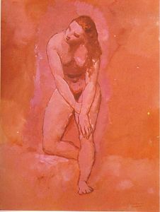 Pablo Picasso - Nude, study to --Harem--