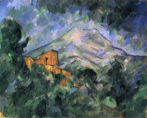Paul Cezanne - Montagne Sainte-Victoire and the Black Chateau
