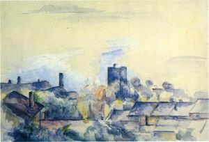 Paul Cezanne - Roofs in L-Estaque