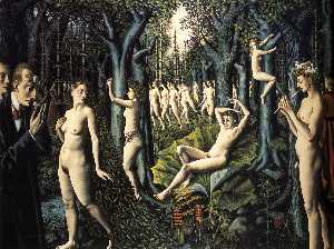 Paul Delvaux - The Awakening of the forest