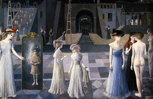 Paul Delvaux - The Tunnel