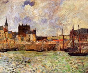 Paul Gauguin - Harbour Scene, Dieppe