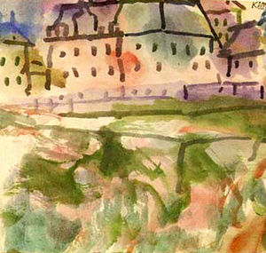Paul Klee - Houses near the Gravel Pit