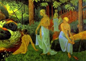 Paul Serusier - Bathers with White Veils