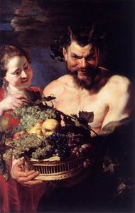 Peter Paul Rubens - Satyr and Girl