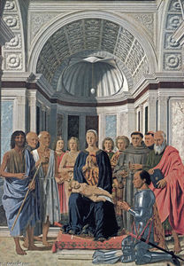 Piero Della Francesca - Madonna and Child with Saints