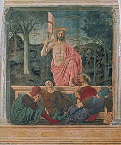 Piero Della Francesca - The Resurrection - (own a famous paintings reproduction)