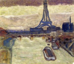 Pierre Bonnard - Eiffel Tower and The Seine