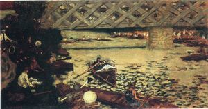Pierre Bonnard - The rowing at Chatou
