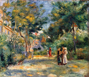 Pierre-Auguste Renoir - Figures in a Garden