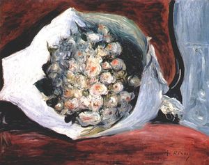 Pierre-Auguste Renoir - Bouquet in a theater box