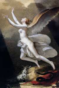 Pierre-Paul Prud-hon - The soul breaking the bonds that attach to the land