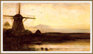 Piet Mondrian - Mill in the evening