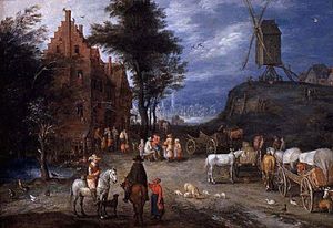 Pieter Bruegel The Elder - Village street