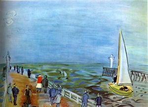 Raoul Dufy - The sea in Deauville