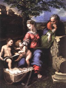 Raphael (Raffaello Sanzio Da Urbino) - The Holy Family of the Oak Tree