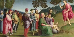 Raphael (Raffaello Sanzio Da Urbino) - Saint John the Baptist Preaching