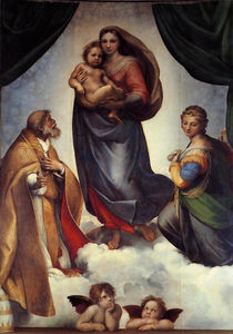 Raphael (Raffaello Sanzio Da Urbino) - The Sistine Madonna