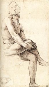 Raphael (Raffaello Sanzio Da Urbino) - Study for Adam