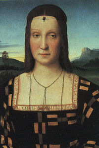 Raphael (Raffaello Sanzio Da Urbino) - Portrait of Elizabeth Gonzaga