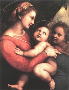 Raphael (Raffaello Sanzio Da Urbino) - Madonna della Tenda