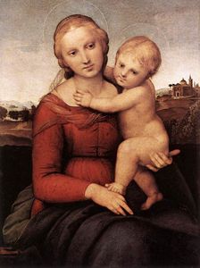 Raphael (Raffaello Sanzio Da Urbino) - Madonna and Child