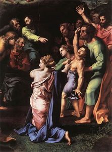 Raphael (Raffaello Sanzio Da Urbino) - The Transfiguration (detail)