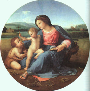 Raphael (Raffaello Sanzio Da Urbino) - The Alba Madonna