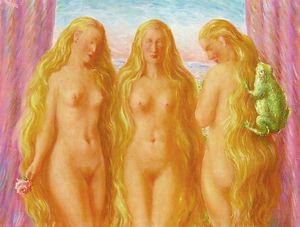 Rene Magritte - The sea of flames