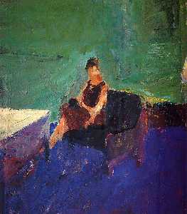 Richard Diebenkorn - Seated Woman Green Interior