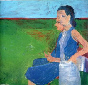 Richard Diebenkorn - Woman Outside