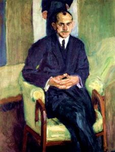 Richard Gerstl - Portrait of a seated man