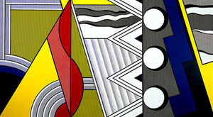 Roy Lichtenstein - Modern painting with clef