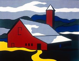 Roy Lichtenstein - Red barn II