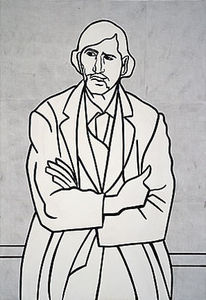 Roy Lichtenstein - Man with folded arms