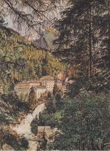 Rudolf Von Alt - View of Bad Gastein